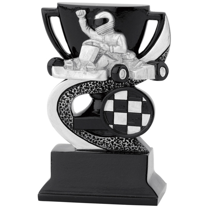 Odlewana Statuetka Wyścigi i Gokarty FG301  10cm