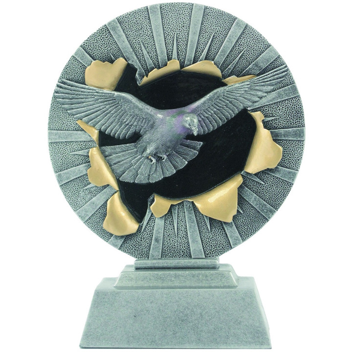 Odlewana Statuetka Gołębiarstwo  RE.072.A   17,5cm