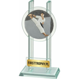 Statuetka szklana Sztuki Walki W141FG5005 16,5cm