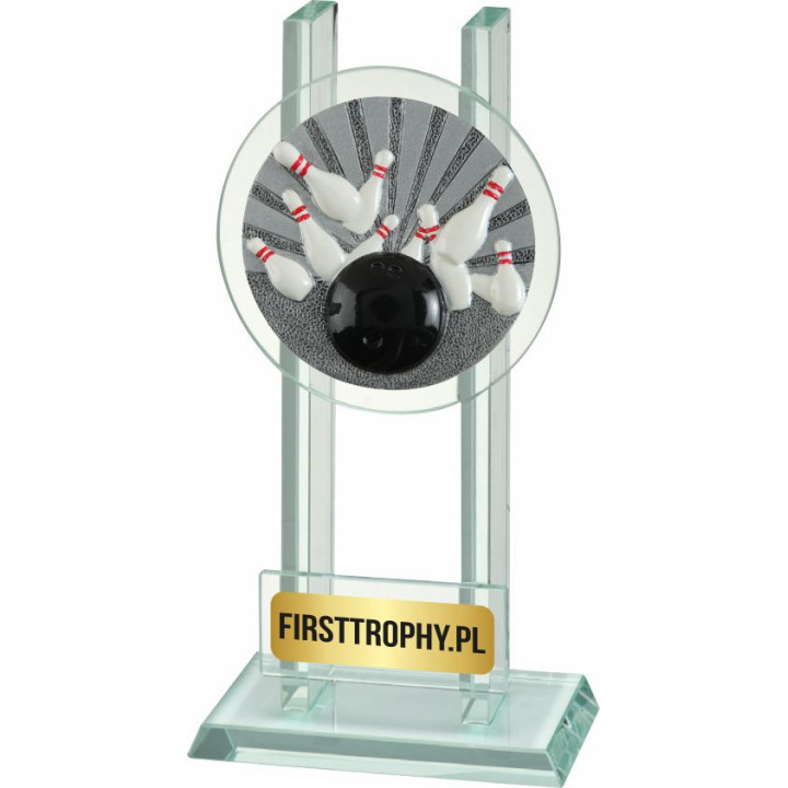 Statuetka szklana Kręgle W141FG5006 16,5cm