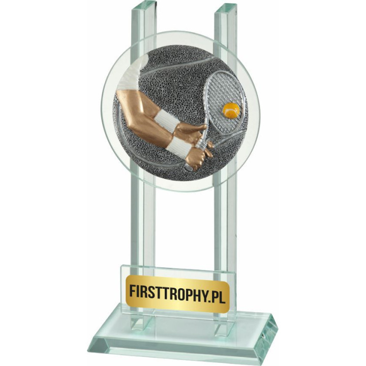 Statuetka szklana Tenis Ziemny  W141FG5012 16,5cm