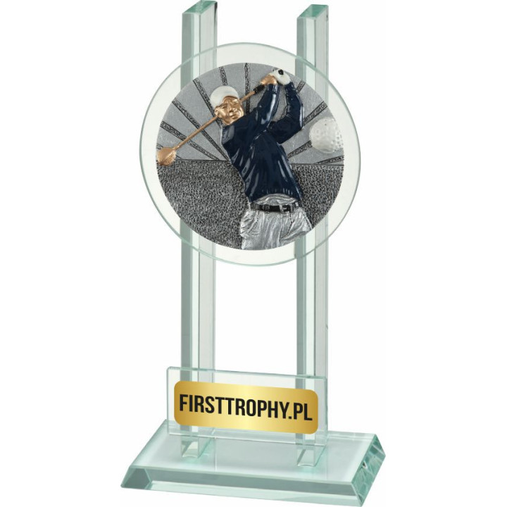 Statuetka szklana Golf W141FG5022 16,5cm
