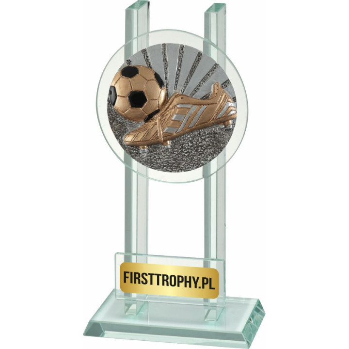 Statuetka szklana Piłka Nożna  W141FG5028 16,5cm