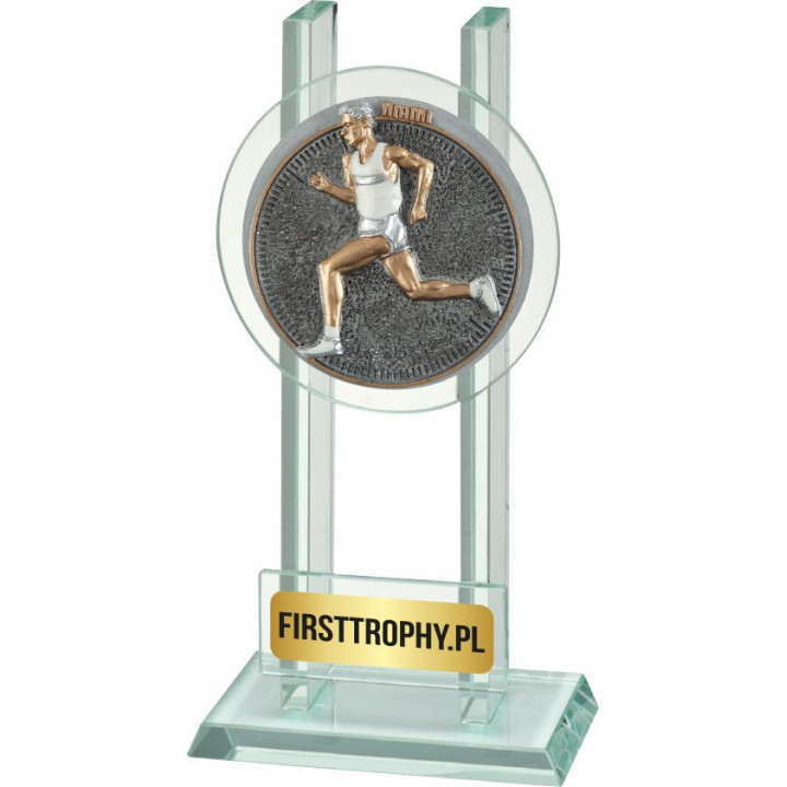 Statuetka szklana Biegi W141FG5030 16,5cm