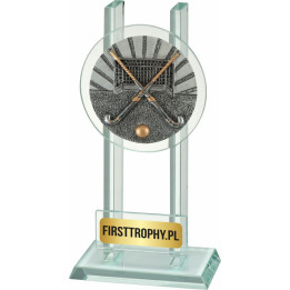Statuetka szklana hokej W141FG5058 16,5cm