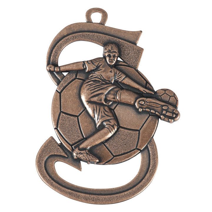 Medal Metalowy Piłka Nożna D101.01 39x59mm