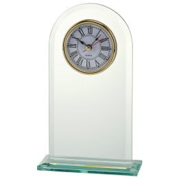 Statuetka Szklana  Zegar W540  20cm DOWOLNY GRAWER