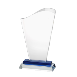 Trofeum Szklane + ETUI GL.055  20,5cm DOWOLNY GRAWER