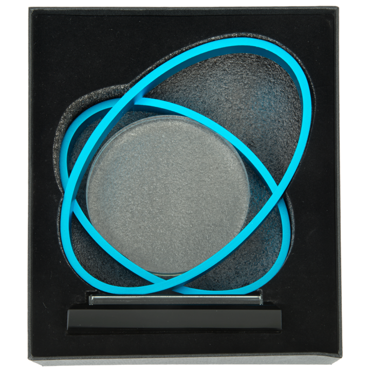 Trofeum Szklane + ETUI  W570.09  21cm DOWOLNY GRAWER