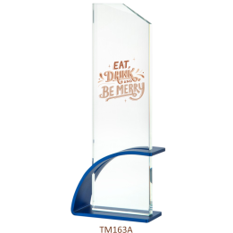 Trofeum Szklane + ETUI  TM166A  25,5cm DOWOLNY GRAWER i NDRUK