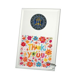 Trofeum Szklane TM145 15cm  DOWOLNY  NADRUK