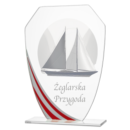 Trofeum Szklane TM161 17,5cm  DOWOLNY  GRAWER