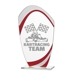 Trofeum Szklane TM157 16,5cm  DOWOLNY  GRAWER