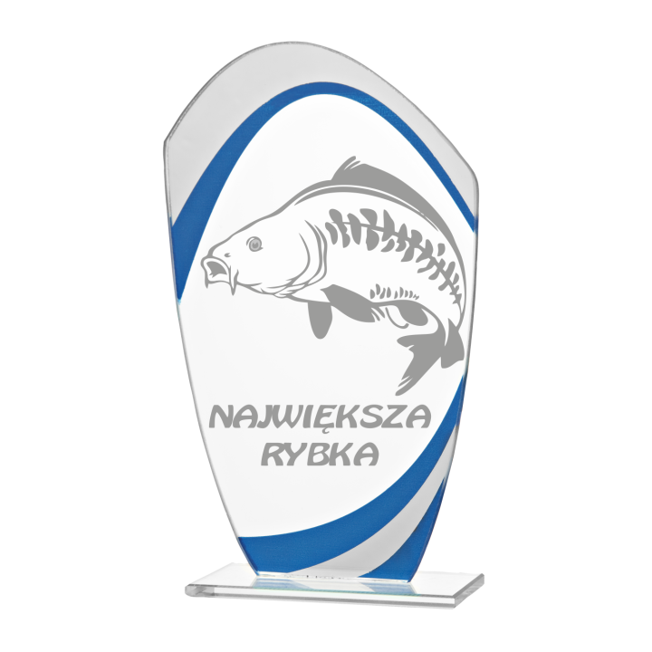 Trofeum Szklane TM158 16,5cm  DOWOLNY  GRAWER