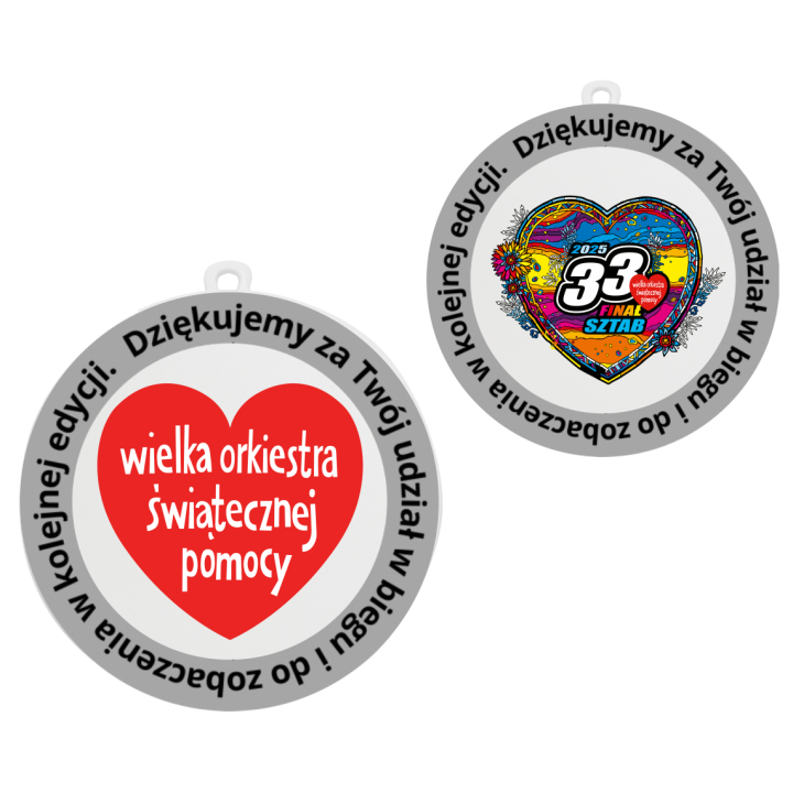 Medal Metalowy 50mm TM131B DOWOLNY GRAWER i NADRUK