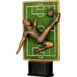 Statuetka odlewana - piłka nożna / najlepszy strzelec RFST3056/BR/GN