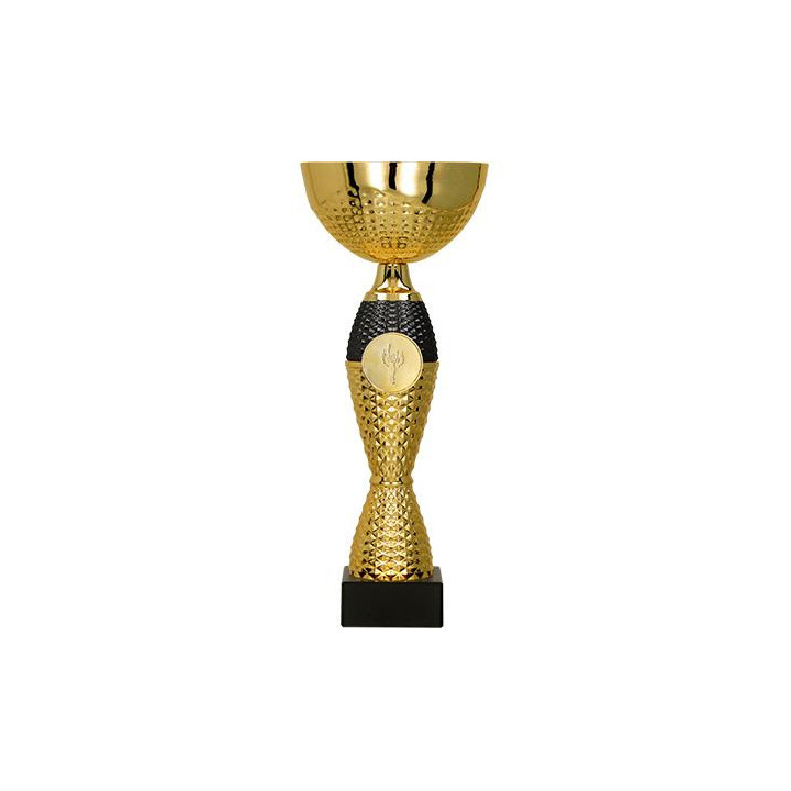 Puchar metalowy złoto – czarny 8346
