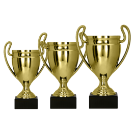 Puchar plastikowy złoty 8379