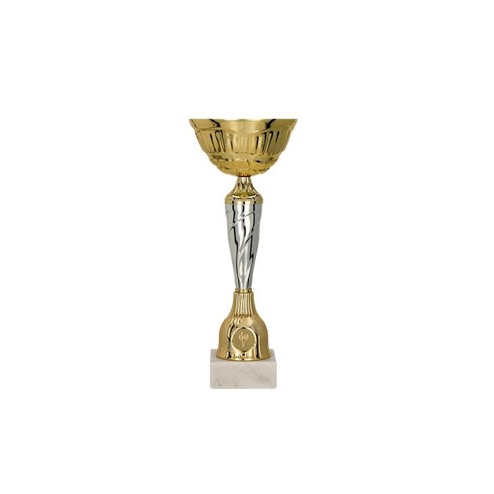 Puchar metalowy złoto – srebrny 9256