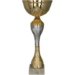 Metalowy puchar złoto-srebrny 9266