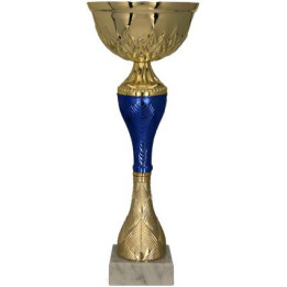 Puchar metalowy złoto-niebieski 9269