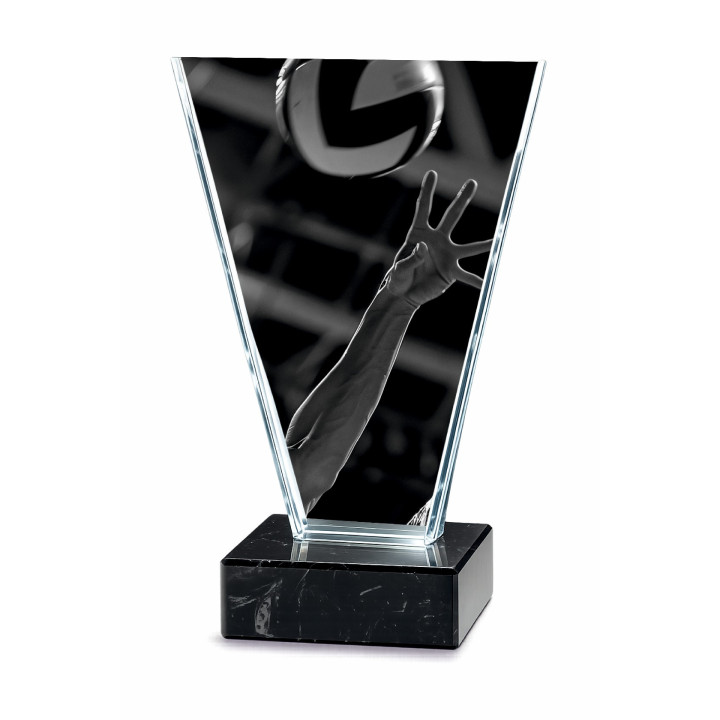Statuetka Szklana  Siatkówka TM 118VOL1 grubość 1cm