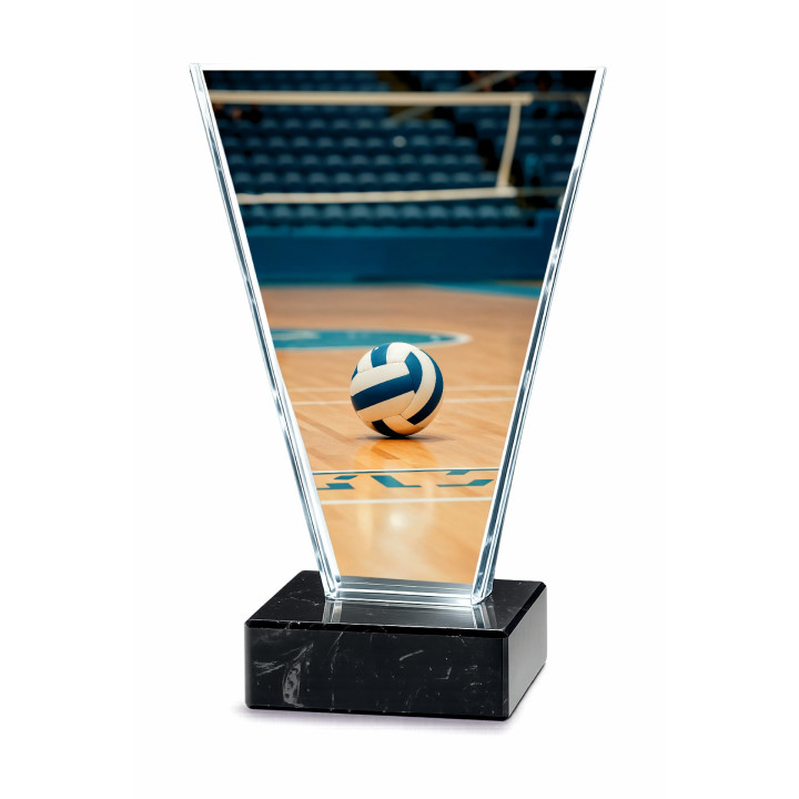 Statuetka Szklana  Siatkówka TM 118VOL2 grubość 1cm