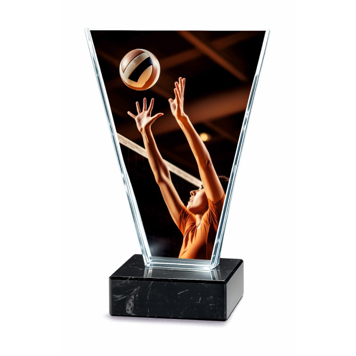 Statuetka Szklana Siatkówka TM 118VOL3 grubość 1cm