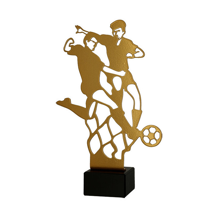 Statuetka metalowa Piłka Nożna - Dwóch Piłkarzy ML-SOC2