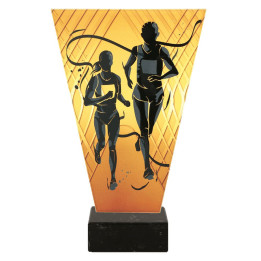 Statuetka szklana  biegi VL1/RUN/BK
