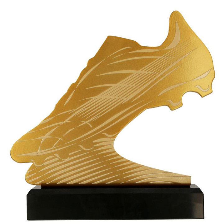 Statuetka metalowa But Piłkarza MLV-SOC1 24,5cm