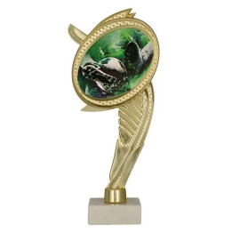 Trofeum plastikowe na marmurowej podstawie - piłka nożna WING-WM/SOC1  22cm