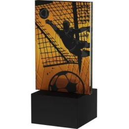 Mini Statuetka Szklana Piłka Nożna  Najlepszy Bramkarz AG1-12/SOC4