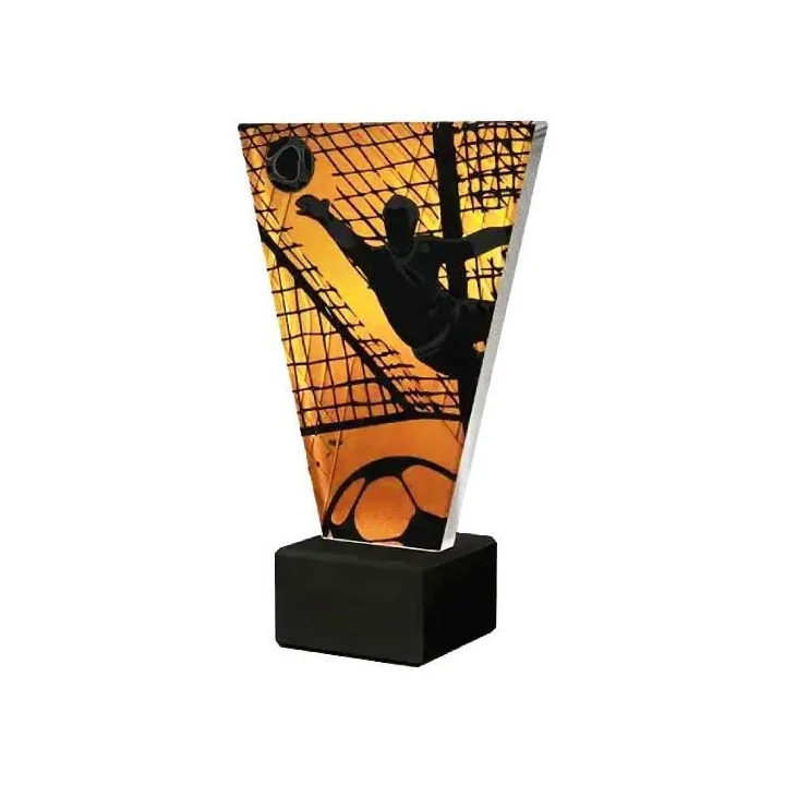 Statuetka Szklana - Piłka Ręczna  VL1/HAN/BK
