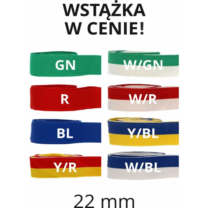 Medal Metalowy 73x70 mm MC6008 - ROSELIA