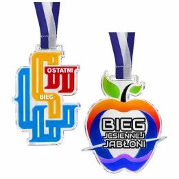 Medal Akrylowy TM1353 VIOLETTA - DOWOLNY KSZTAŁT - Luxprint standard