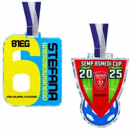 Medal Akrylowy TM135 VIORELLA - DOWOLNY KSZTAŁT - Luxprint standard