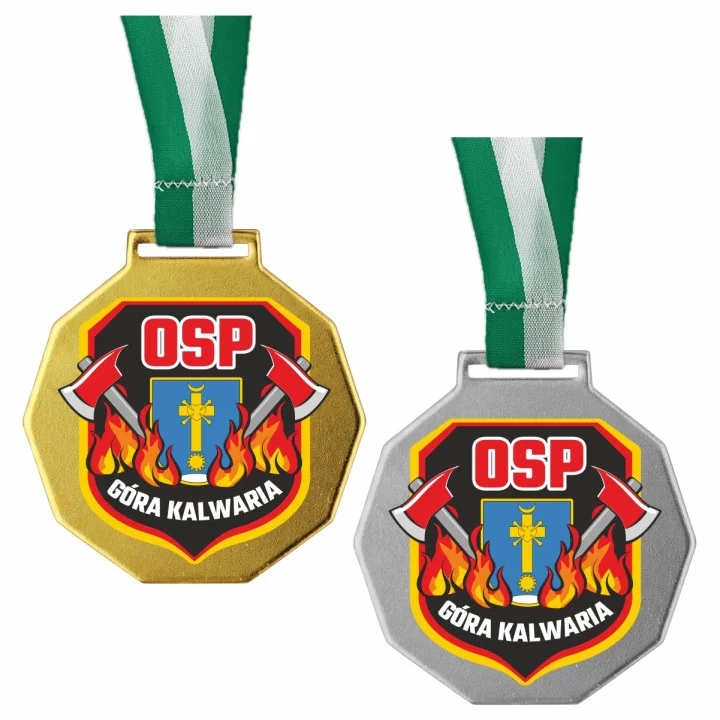 Medal Metalowy 73x70 mm MC6008 - ROSELIA